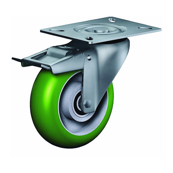 Swivel Castor With Total Lock Transport Series KD, Wheel TLSBA